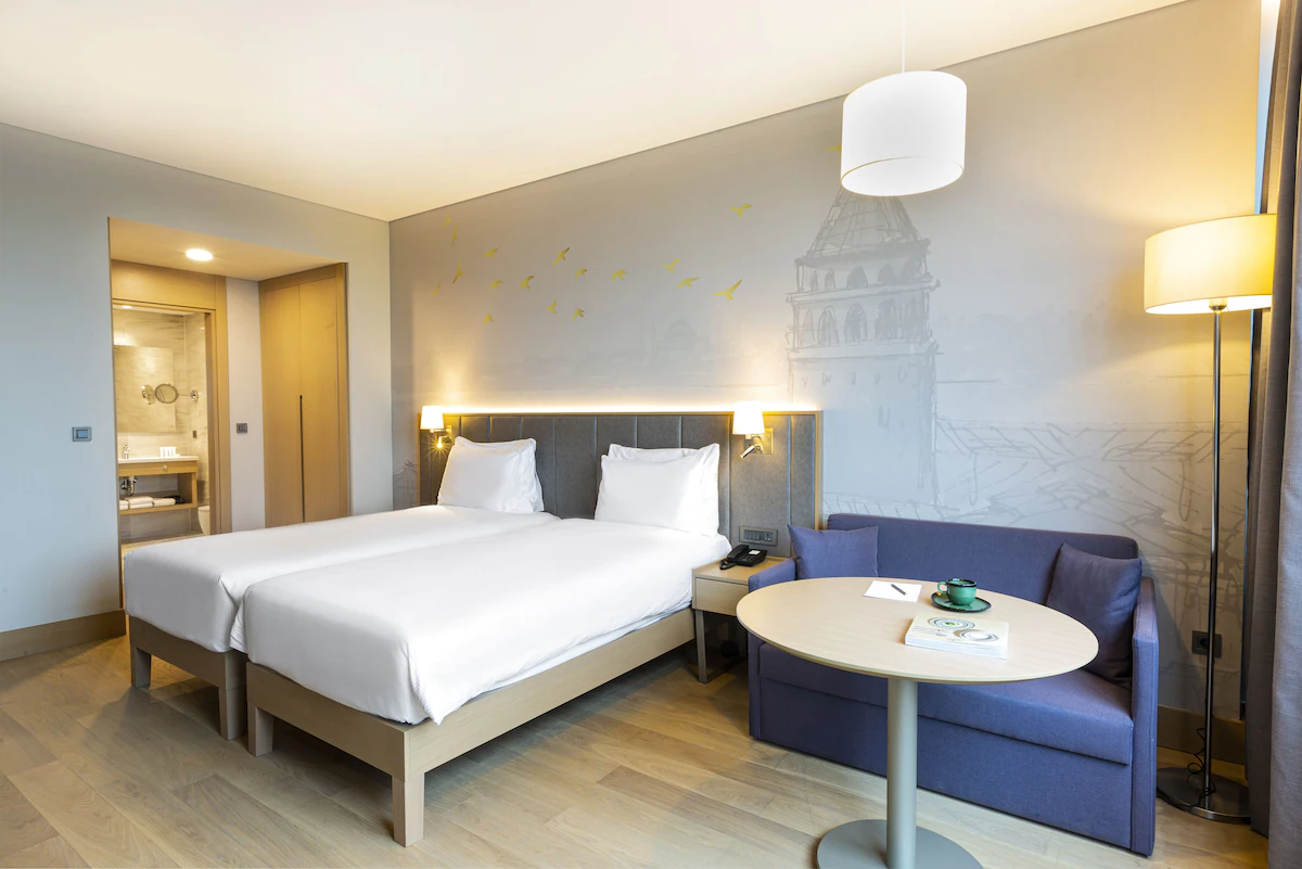 اتاق هتل رادیسون استانبول هاربیه